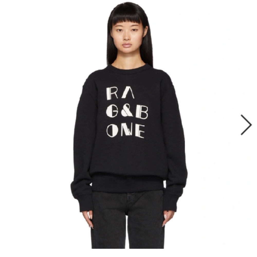 Rag & Bone New York vintage logo sweatshirt, size small